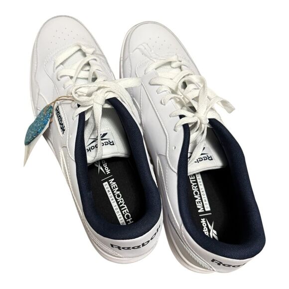 NEW Reebok Classic Court Advance Men’s Size 13 Sneaker  White Navy - Picture 9 of 9